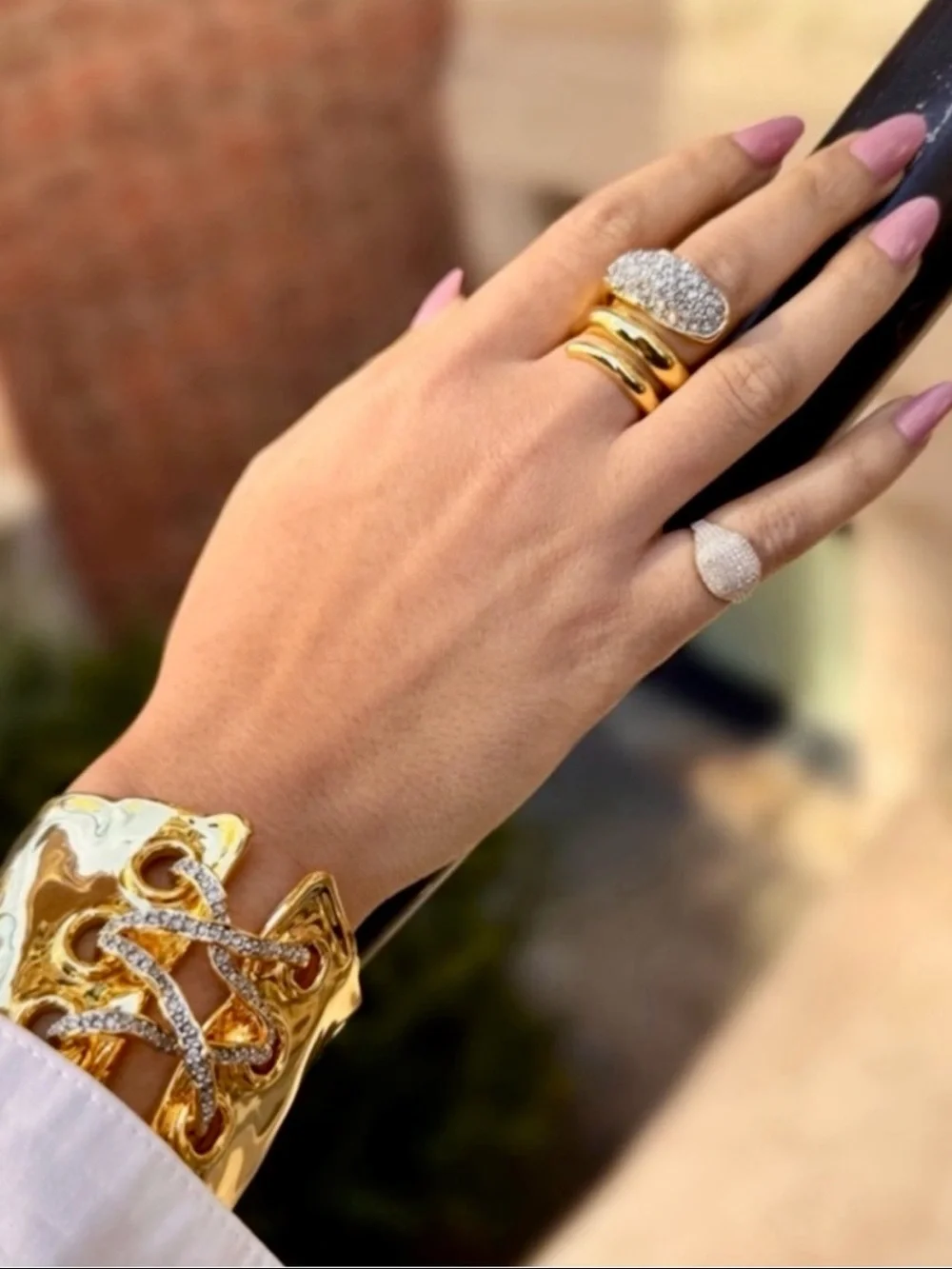 Alexis Bittar molten 14k